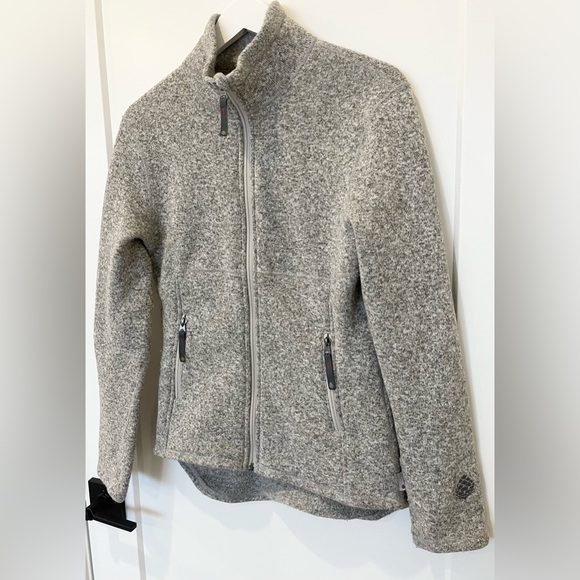 Stio Sweetwater Fleece Jacket Women’s Small Gray Outdoors Hiking Full Zip - Picture 3 of 10